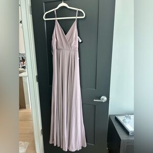 NWT Lulus Taupe Maxi Dress